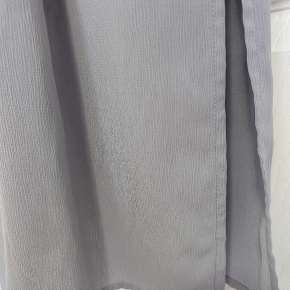 ⭐Topshop Gray Purple Cold Shoulder Midi Dress - Picture 4 of 8